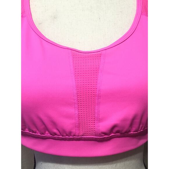 FILA Sport Athleisure Pink Trillon Medium Impact Sports Racerback Bra XXL New - Picture 9 of 9